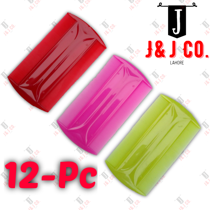 Nit Free Terminator Lice Comb Anti Lice Comb Multi-Colors Lice Comb 6-Pc Pack