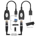 USB Over RJ45 USB RJ45 Extender Over Cat5/Cat5e /Cat6 Cable Extension Up To 150ft Length. 
