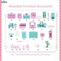 Princess Big Villa DIY Dollhouse for Girls  Pink Princess Castle Play House with Slide Yard and Furniture  DIY Building Set for Kids  Dream Palace Role Play Toy with Dolls  Best Gift for Girls Age 3-10 Years  Toy Doll House  ToyzRusPk  3D Assembled. 
