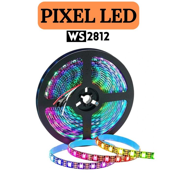 PIXEL LED Strip WS2812 with Mobile Music APP controller & IR Remote