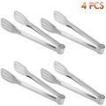 Stainless Steel Food Tongs - Silver By EverGreen Store Karachi. 