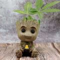Baby Groot Flower Pot Planter Succulent Bird Nest Guardians Of The Galaxy Groot Figure Toy. 