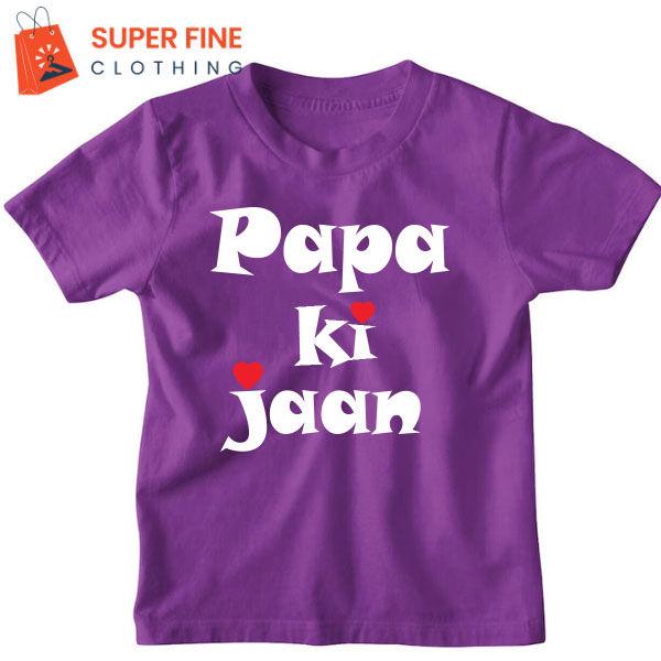Papa%20Ki%20Jaan%20Printed%20Tshirt%20for%20Kids%20,%20Boys%20and%20Girls%20-%20Image%204
