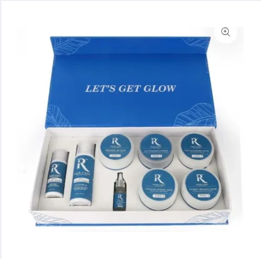 IR Facial 7-in-1 Kit is a comprehensive skincare kit that offers a complete facial treatment in one convenient package. This kit typically includes 7 different products or tools, such as a cleanser, toner, scrub, face mask, serum, moisturizer, and eye cre