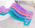 Silicone Body Scrubber Bath Belt For Men And Women Exfoliating Back Washer Shower Strap With Massage Nubs. 