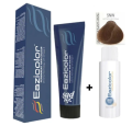 Eazicolor Professional Hair Color Tube And developer Color Shade 5NW light natural warm brown - 60 ml Excellent Quality. 