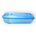 Multi-Purpose Mini Rectangular Plastic Boxes Empty Storage Organizer Containers with Colored Lids for Small Items and Other Craft Projects (4 x 2 x 1 inch). 