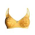 Yellow Cotton Chicken Bra. 