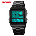 SKMEI Electronic Movement 30m Water Resistant EL Luminous Sport Style Hard Case Men's Watch 2353. 