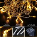Battery AA Cell Operated Blinking Golden Multi LED Fairy Light for Festival Eid Birthday Party Home Bedroom Wall Glass Decoration. 