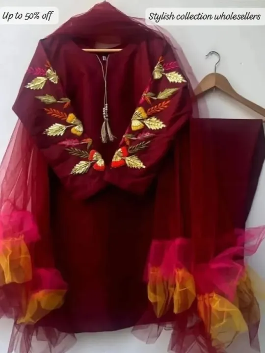 Stylish%20Collection%20Stitched%20Arm%20Embroidered%20Net%20Dupatta%203Pc%20Dress%20For%20Women%20-%20Dress%20For%20Girls%20-%20Dress%20For%20Women%20-%20Stitched%20Suit%20for%20Girls%20-%20Stitched%20Suit%20For%20Women%20-%20Image%203