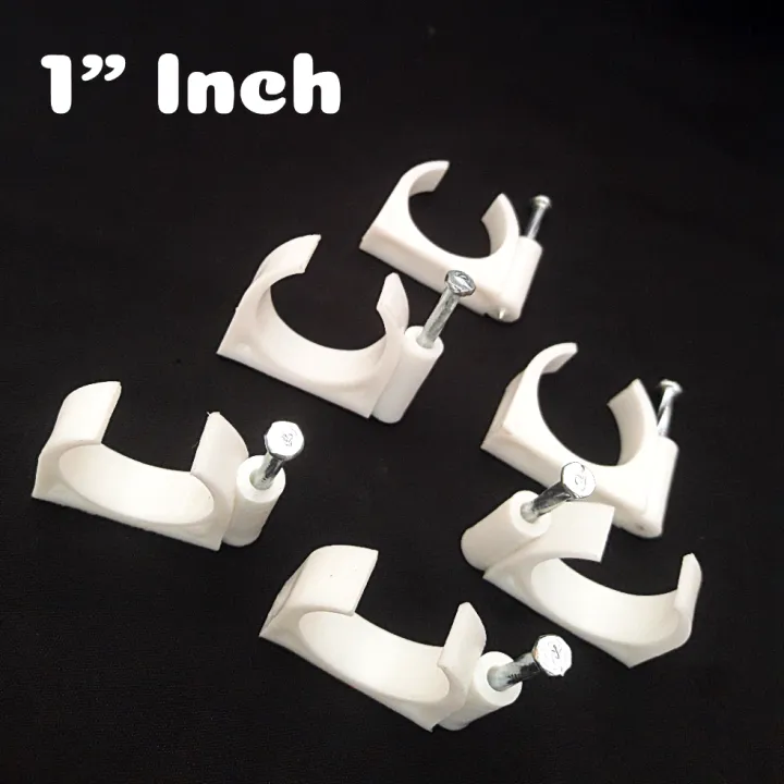 1"%20Inch%20Pvc%20Pipe%20Fitting%20Clamp%20Clip%20Nail%20Type%20U%20Pvc%20Clamp%20-%20Image%204