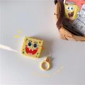 Cute SpongeBob SquarePants Patrick Star Suitable for AirPods Apple Wireless Bluetooth Headphone Cover 1/2/pro Silicone Case. 