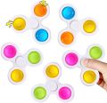 "Multicolor Pop It Fidget Spinner: Stress Relief Toy with Fun Popping Action". 