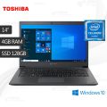 Dynabook TECRA A40-G: Intel(R) Celeron(R) 5205U, 1.9GHz, 04GB RAM, 128GB SSD, 14" Display, HD Webcam, Intel(R) UHD Graphics, Battery Commitment, 1-Week Warranty. UK Lot, A+ Grade. Imported Quality!. 