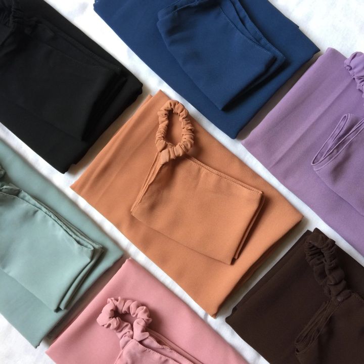 Hijab + Niqab Set Specially Designed for women who are looking for High Quality hijab with matching niqab set