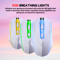 RGB Mouse with FREE Mouse Pad - HP Gaming Mouse with Top RGB 7 Lights Breathing - USB Wired Optical Moue for PC, Laptop, Minecraft, Mobile Pubg, Free Fire. 