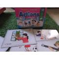 Action Words Flash Cards. 
