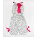 Baby | Daily ,Use  Romper, White And Black Dota ( Fabric Linen) ( Size 1 Yrs To 6 Yrs). 