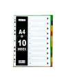 Separator Index Sheet - Plastic A4 - 1 TO 10. 