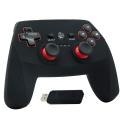 Maegoo PC Controllers Wireless, 2.4G Remote Wireless Game Controller PS3 PC Gamepad Rechargable Joystick with Vibration Shock for Playstation 3 and PC Windows 10 XP 7 8 8.1. 