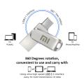 Xiaomi 2in1 Pendrive USB Flash Drive 1TB 2TB 128GB for TYPE-C PC High Speed USB 3.0 Stick Memory Stick All Metal Dual Interface. 