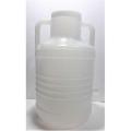 Plastic Water Gallon Bottle Cane 5 Liter Pure Life White. 