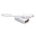 USB 2.0 A Female to Micro B Male Adapter Cable Micro USB Host Mode OTG Cable. 