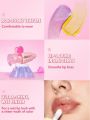 Huxia Beauty Trendy Water Light Lip Gloss Jelly Lipstick Lip Plumping Oil With Big Brush Head Moisturizing Nourishing Lip Glaze. 