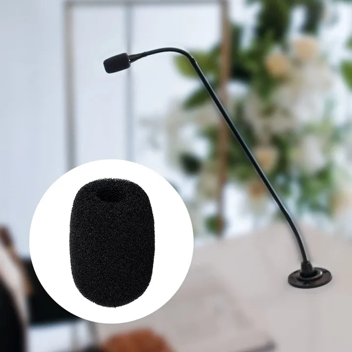Black%20Foam%20Windscreen%20for%20Gooseneck%20Condenser%20podium%20microphone%20Windscreen%20Foam%20Cover%20for%20Microphone%20Pop%20Filter,%20-%20Image%205