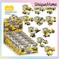 Lego Mini car trucks gift mini block nano block mini building block kindergarten toys puzzle assembly toy early education. 