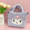 Kawaii Cinnamoroll Sanrio Plush Bag My Melody Anime Handbags Doll Kt Cat Purin Dog Cute Kuromi Plushie Backpack For Girls. 