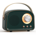 JAERBEE Retro Mini Bluetooth Speaker Classical Music Player Sound Stereo Subwoofer Portable Decoration Speakers Home A. 