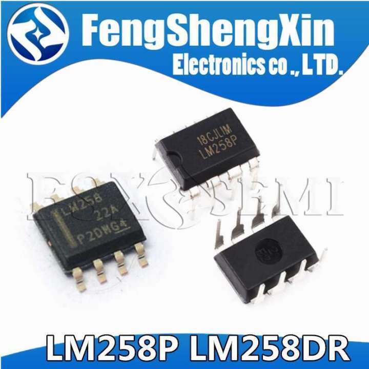 10pcs LM258P DIP-8 LM258 SOP LM258N DIP LM258DR SOP-8 DUAL OPERATIONAL ...