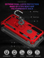 Lereach For Motorola Moto One Fusion Plus / One Fusion+ Mobile Phone Case TPU Hard Ring Car Ring Bracket Shockproof Back Cover. 