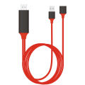 HDMI Conversion Cable Mirroring Cable Phone To TV HDTV Adapter Type-c With Screen Line For iPhone 11/ iPad/ Android. 