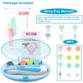Baby Nail Trimmer Electric, FANSIDI Baby Nail Clippers Safe Baby Nail File Kit with Extra 12 Replacement Pads, Trim Polish Grooming Kit for Newborn Infant Toddler or Adults Toes Fingernails Care,. 