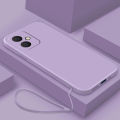 VIVO Y27 4G Y27 5G Liquid Silicone Straight Edge Phone Casing Candy Color Silicone TPU Back Cover. 