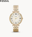 Fossil Jacqueline Gold-Tone Stainless Steel Analog Watch for Women- ES3434. 