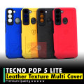 Tecno Pop 5 Lite Back MultiCover Soft Texture Leather Style Pop 5 Lite Case For Boys. 