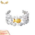 Ring Adjustable Charming Open Cuff Stylish Little Fish Ring for Women. 
