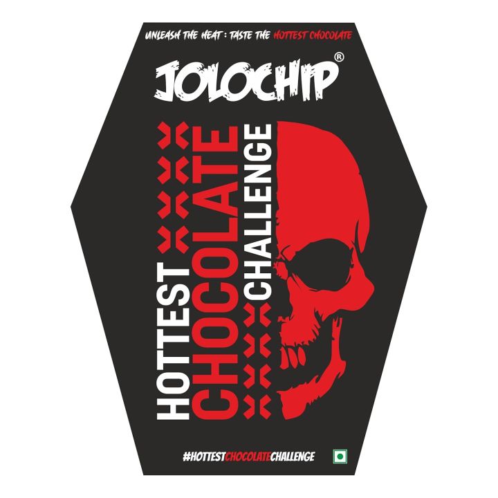 JOLOCHIPS Hottest-Chocolate-Challenge | Extreme Spicy Chocolate Bar 10 Grams