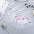 Kawaii Transparent Pencil Case Unicorn School Office Student Kids Pencil Cases Pen Box Pencil pouch Cute Unicorn Pencil Case for Kids School I'm a unicorn Magical Unicorn Funky Cute style. 