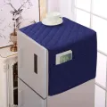 100GSM Cotton's Quilted Fridge Cover - Export Quality Fridge Cover with Six Pockets | Unique Design. 