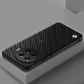 Vantime for Tecno Spark 20 Pro+ Plus 4G Case PU Leather Back Carbon Fiber Pattern Slim Matte Phone Casing. 