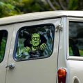 Halloween Horror Figures Peeking Sticker for Cars, 3D Classic Horror Movie Characters Waterproof Scary Vinyl Stickers for Bumper Peeking Car Window Decals. 
