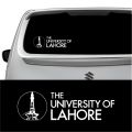 Back Screen Car Sticker - University Of Lahore Logo. 