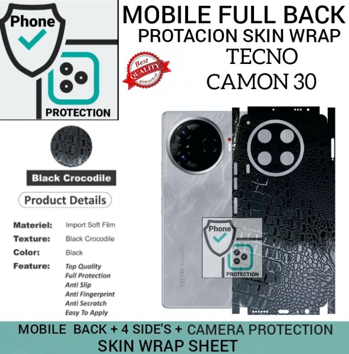 Tecno%20Camon%2030%20BACK%20360%20premium%20Protection%20Skin%20Wrap%20full%20cover%20Premium%20Quality%20paper%20skin%20wrap%20sheet%20for%20tecno%20Camon%2030%20-%20Image%203