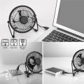 5W 5V Solar Panel ed Fan, Mini Portable Ventilation Cooling Fan 4-Inch USB Portable Fan for Camping Yacht Dog House. 