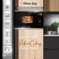 Glam Gas BM-120 Built-In Microwave Oven. 